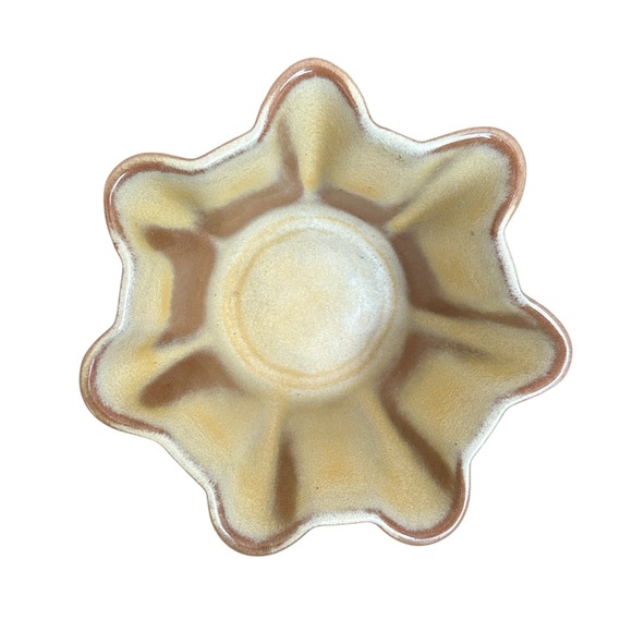 Vintage Frankoma Pottery Bowl Planter Plainsman Desert Gold Boho Southwest - Picture 3 of 4